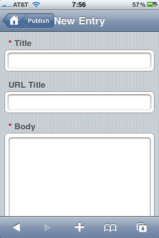 EE Mobile Admin Publish